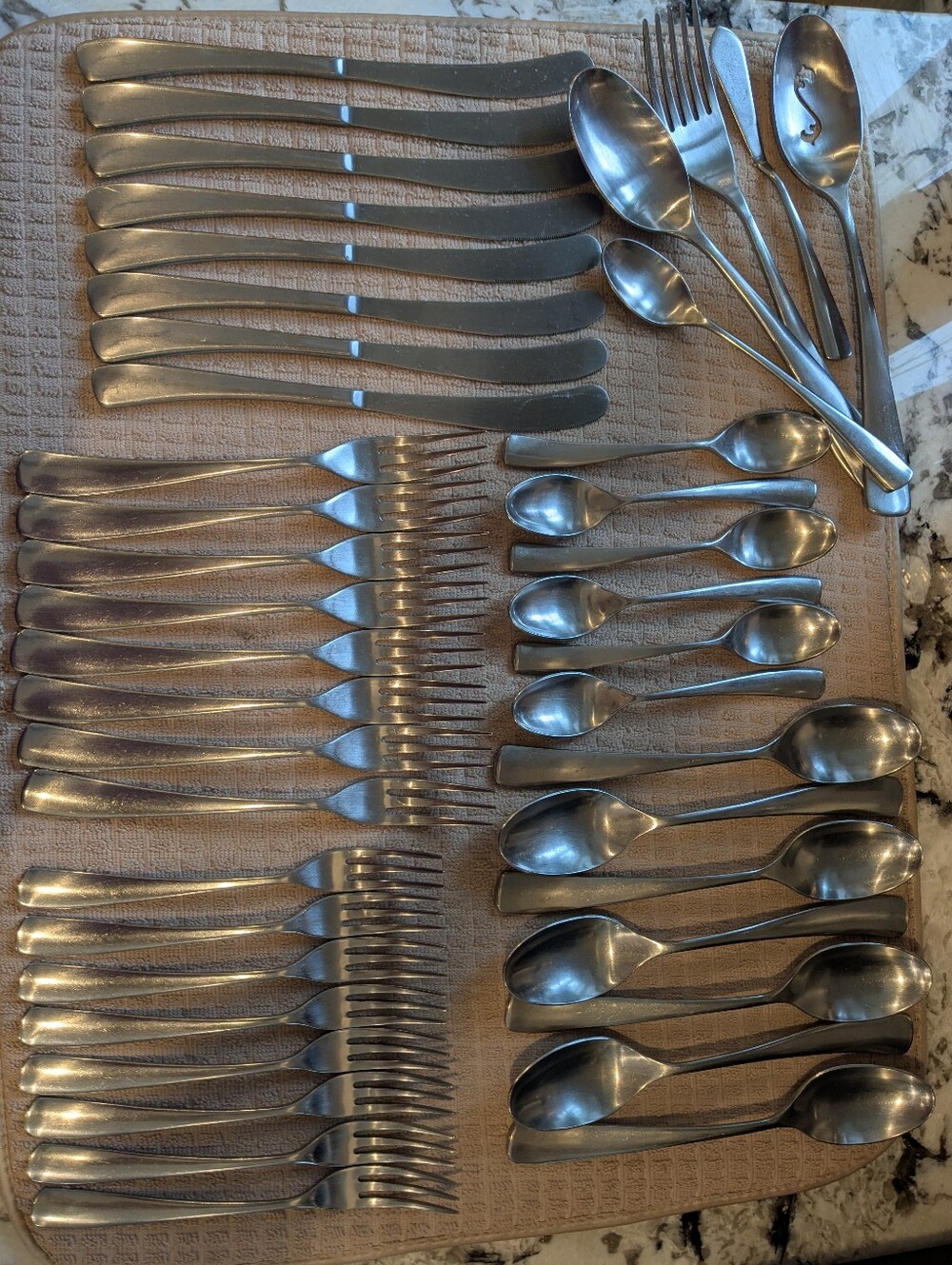🍴 Studio William Home Larch Flatware Stainless Steel- USED - Picture 6 of 15